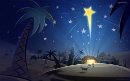 Jesus and the Christmas star