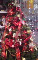 Christmas tree from bookstore “MM”